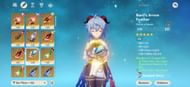 Wanderer's Troupe is another popular artifact set for her (Image via Genshin Impact)